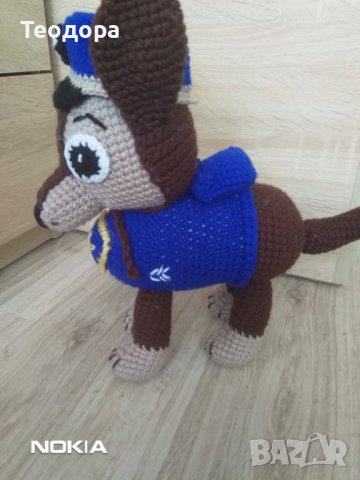 Плетени кученца "Пес патрул", снимка 13 - Плюшени играчки - 37370122