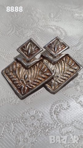 Сребърни обеци 925 проба 