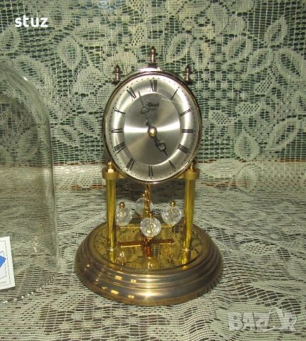 Настолен часовник Hermle с въртящи се кристални сфери, снимка 9 - Антикварни и старинни предмети - 54211045