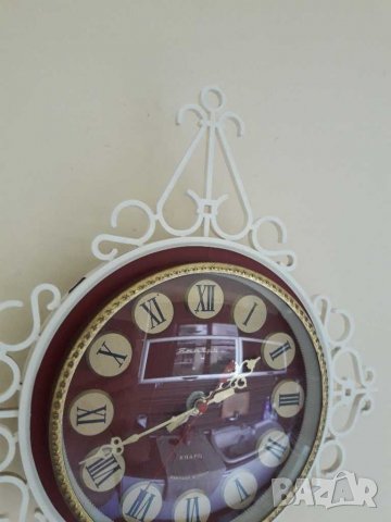 Стар стенен часовник -Янтар , снимка 17 - Антикварни и старинни предмети - 29668142