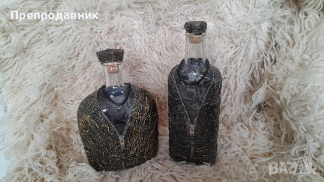 Ръчно изработена бутилка за вино, ракия или други напитки, снимка 9 - Буркани, бутилки и капачки - 54082372