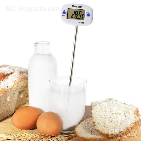 Дигитален електронен термометър за храни течности месо мляко вода готвене кухня еър фрайър Airfryer , снимка 5 - Други стоки за дома - 51028740