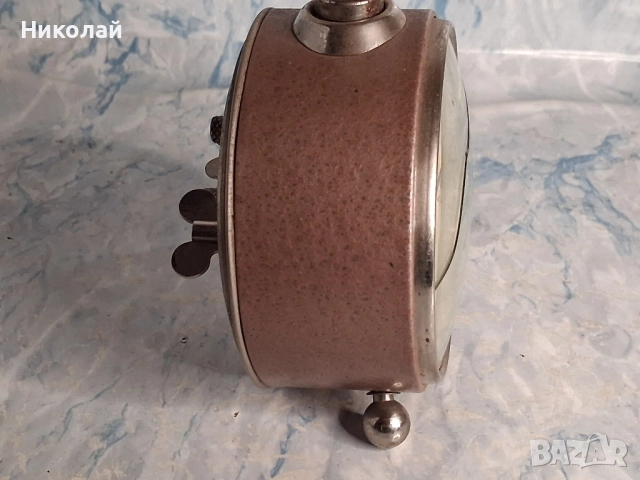 Български Настолен Часовник Будилник София, снимка 8 - Антикварни и старинни предмети - 52394438