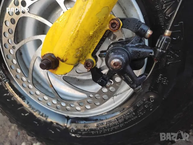 Продавам колела внос от Германия Употребявана алуминиева тротинетка MANHATTAN 20 цола, снимка 14 - Велосипеди - 47885896