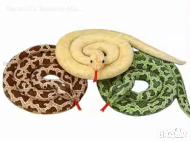 Плюшена змия 300см