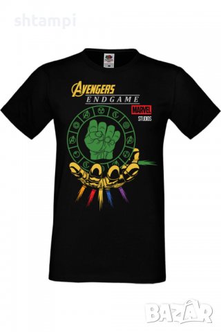 Мъжка тениска Avengers HULK,Игра,Гейм,Геймър,Подарък,Изненада,Повод,Празник,Събитие,Развлечение.