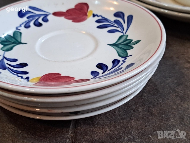 холандски сервиз за хранене Boch Borenbont и Petrus Regout & Co. Maastricht 31/3, снимка 10 - Сервизи - 53053694