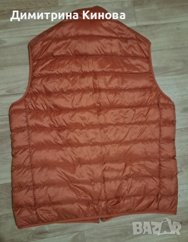 Мъжки елек ,пълнеж гъши пух , снимка 5 - Спортни дрехи, екипи - 52828784