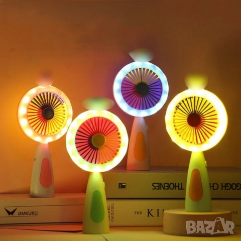 Мини вентилатор с плодова тематика – Компактен, цветен и освежаващ