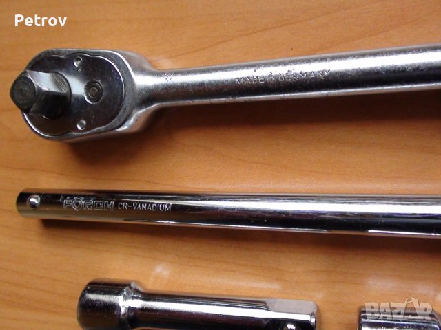 STAHLWILLE 435 + FÖRCH Germany - 3/8" PROFI Тресчотka + Консумативи !!! ORIGINAL Made in Germany !! , снимка 6 - Гедорета - 38687720