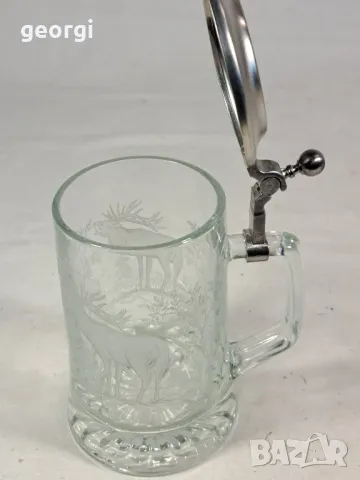 немска халба с ловни мотиви , снимка 2 - Чаши - 48564717