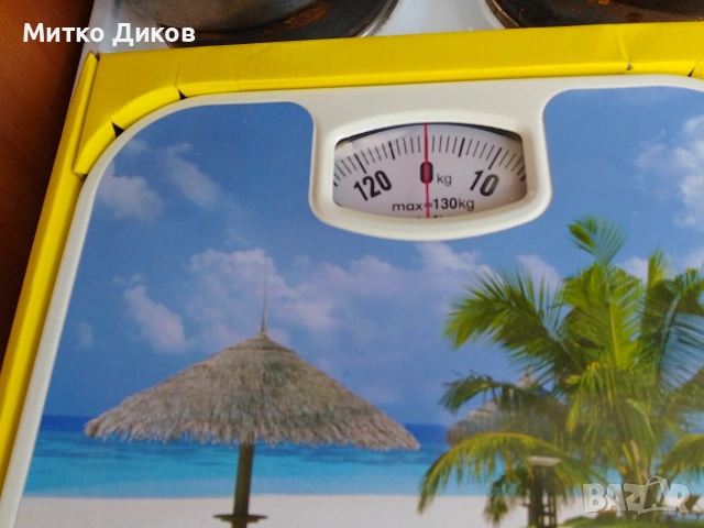 Кантар нов механичен за тегло на хора син и използван зелен, снимка 9 - Други стоки за дома - 46946153