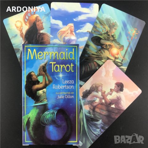 Mermaid Tarot - карти Таро , снимка 3 - Други игри - 35176156