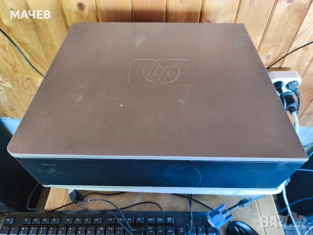 HP Compaq Intel Core Duo 2x2,33 Ghz 4 Gb 128 Ssd, снимка 2 - Работни компютри - 54345605