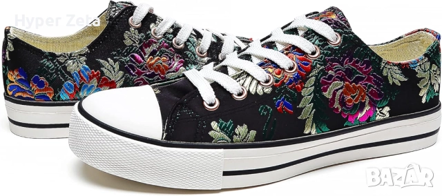 Дамски летни релефни тенис обувки, гуменки, платнени обувки