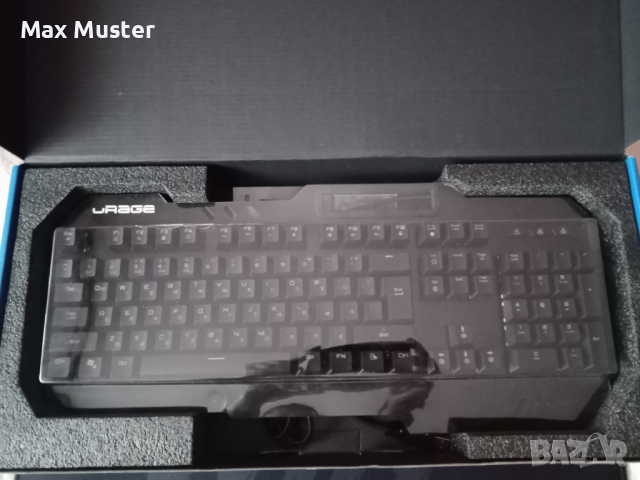 Механична клавиатура uRage Exodus 800, Outemu Blue, снимка 5 - Клавиатури и мишки - 44620786