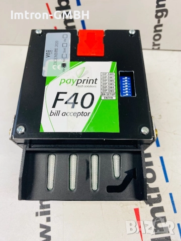 Банкнотник валидатор за банкноти  PayPrint F40  CCTALKUSBParallel Host/VMCCodifiedImpulseMDB/ICP 