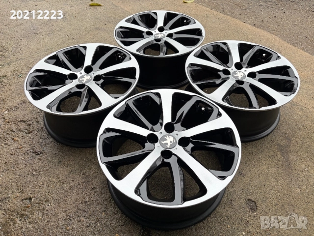 4 броя алуминиеви джанти за Peugeot 207,208,301,308,3008  17, снимка 7 - Гуми и джанти - 52583982