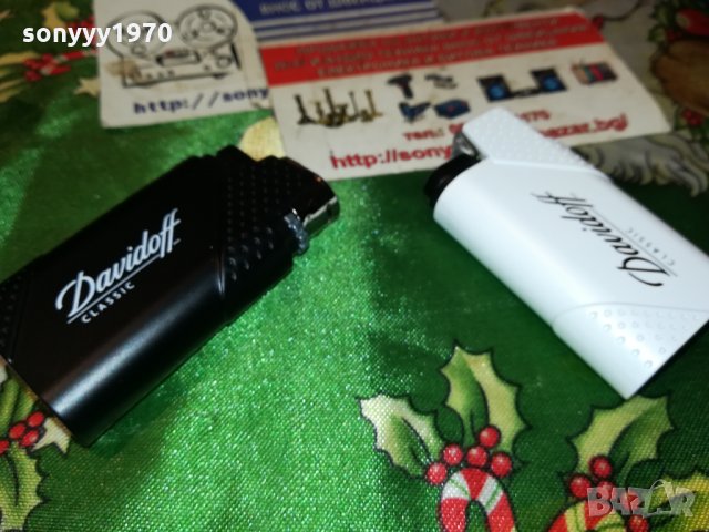 DAVIDOFF-METAL BLACK & WHITE 2212211753, снимка 3 - Запалки - 35220853