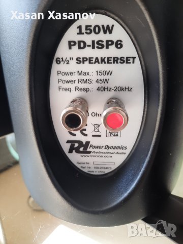 ОТ POWER DINAMICS PD-ISP6 , снимка 3 - Тонколони - 36672466