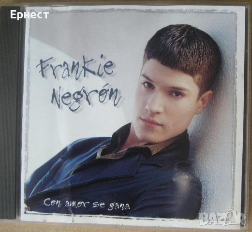 латино поп/салса Frankie Negrón - Con Amor Se Gana CD, снимка 1 - CD дискове - 39835120