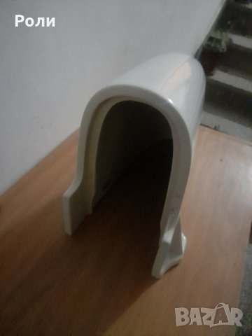 Бял порцеланов Полупиедестал /полуботуш/ на Видима Идеал неупотребяван, снимка 4 - Мивки - 31752339