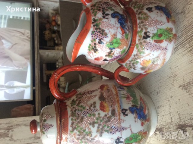 Японски комплект за чай, снимка 2 - Антикварни и старинни предмети - 30806629