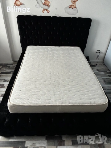 Легло спалня 180/220см с подматрачна рамка 140/190см , като ново + подаръл, снимка 7 - Спални и легла - 53945321