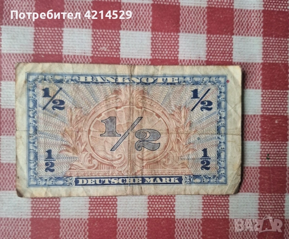 Германска банкнота, снимка 2 - Нумизматика и бонистика - 54233400