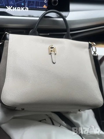 Кожена чанта Furla Palazzo, снимка 5 - Чанти - 56519659