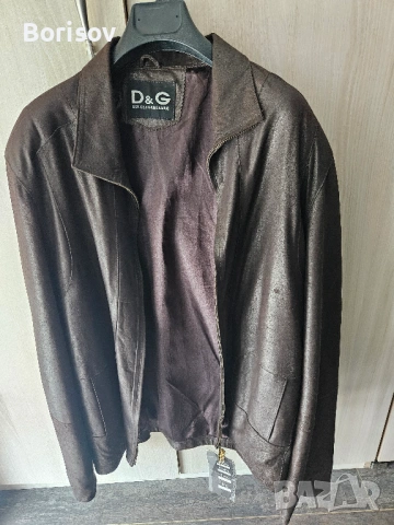 Продавам чисто ново яке от естествена кожа Dolce&Gabbana