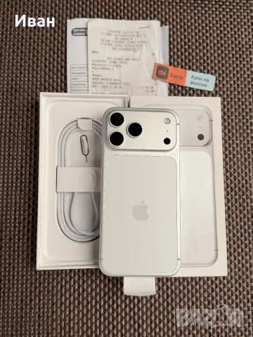 КАТО НОВ❗️256Gb⚠️iPhone 17 Pro Max Silver❗️24м ГАРАНЦИЯ, снимка 11 - Apple iPhone - 55991918