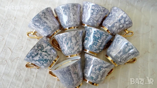 Порцеланов сервиз на Sajonia, Саксония, снимка 6 - Сервизи - 50748943