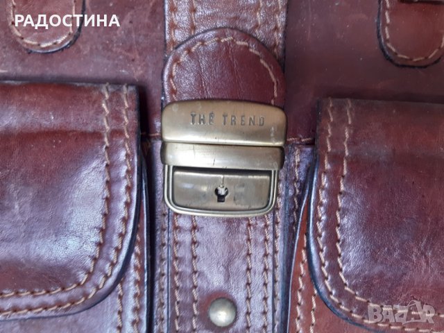 Италианска чанта от естествена кожа, снимка 2 - Чанти - 29735245