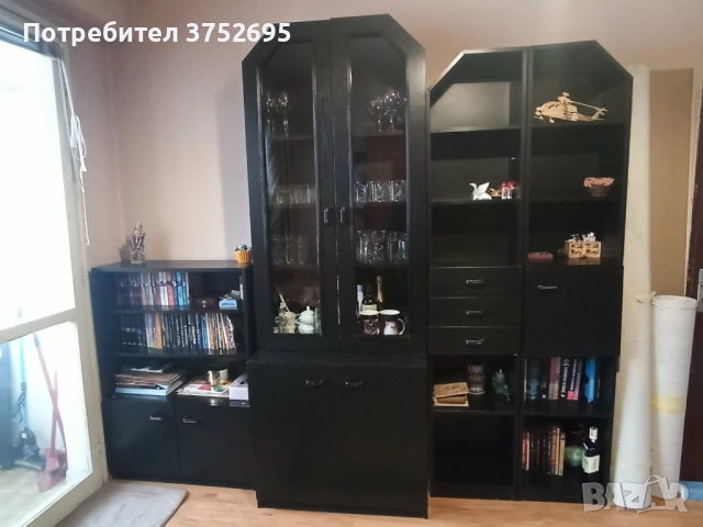 СПЕШНО!!! ПО ДОГОВАРЯНЕ - Черна холна секция – модулна, снимка 3 - Секции и витрини - 53922222