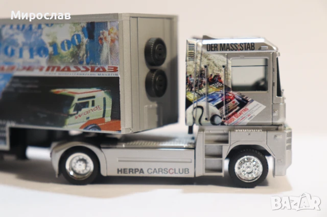 HERPA H0 1/87 RENAULT MAGNUM ВЛЕКАЧ КАМИОН МОДЕЛ ТИР, снимка 7 - Колекции - 50749849