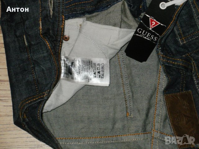 GUESS мъжки нови класически дънки 32, снимка 8 - Дънки - 35361903