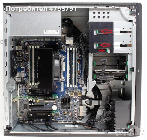HP Z440 Workstation – Xeon 6 ядра, 16GB DDR4, Quadro K2200, снимка 3 - Работни компютри - 54181714
