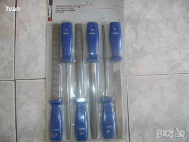 Нов Немски Комплект 6 броя Пили-Дърводелски-Шлосерски-Двойни Големи, снимка 3 - Други инструменти - 33850136