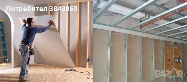 Монтаж на гипсокартон гр. Петрич, снимка 7 - Ремонти на къщи - 51657653
