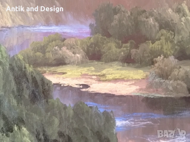 Картина от известен Руски художник Иван Тащук , снимка 3 - Антикварни и старинни предмети - 50527494