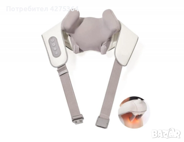 Електрически масажор за врат, гръб и тяло – Вашият персонален терапевт у дома, снимка 10 - Масажори - 51148131