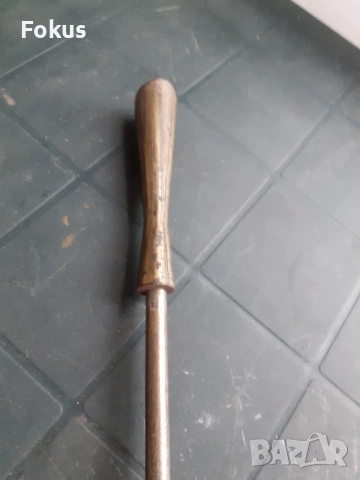 Голям стар ръжен за камина печка огнище, снимка 5 - Антикварни и старинни предмети - 53282613