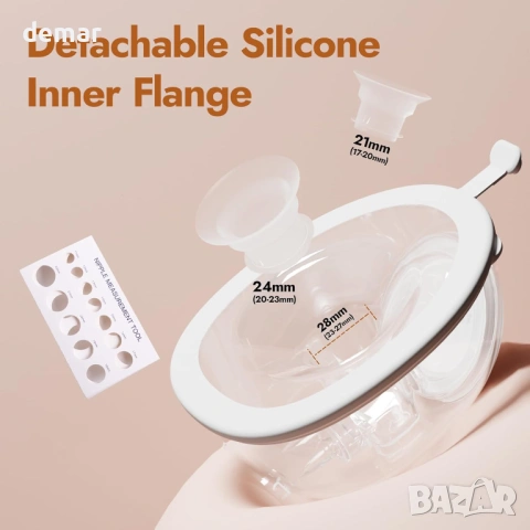 Електрическа помпа за кърма NCVI с лента за врата, 4 режима и 9 нива, включен калъф, снимка 6 - Помпи за кърма - 54025560