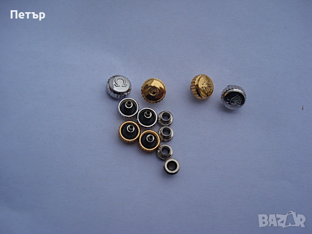Коронки с винтове за Omega и Rolex часовници, снимка 2 - Други - 43761738