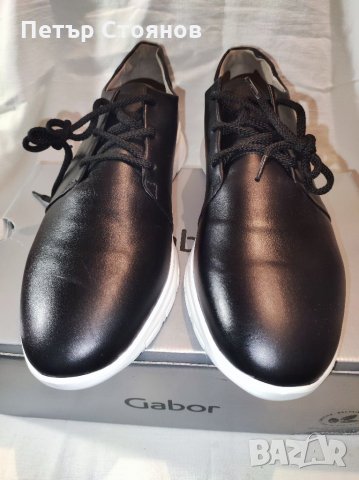 Уникално удобни обувки /унисекс/ от естествена кожа GABOR №43, снимка 4 - Спортно елегантни обувки - 34536169
