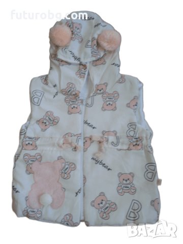 Комплект от три части за бебе момиче в розово и бяло, снимка 2 - Комплекти за бебе - 38877723