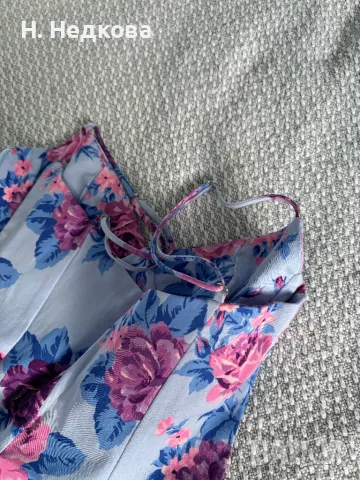 Zara рокля на цветя, снимка 7 - Рокли - 47619963