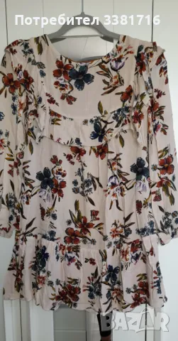 Прекрасна рокля на цветя Zara за ръст 164 , снимка 2 - Детски рокли и поли - 49508092