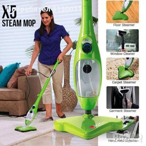 ПРОМО Steam mop X12/Х10/X5 НОВИ Парочистачки +12м Гаранция 1500W, снимка 9 - Парочистачки и Водоструйки - 34915849